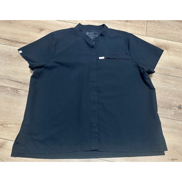 Women’s Figs Scrub Set Black Limited Top XXL & Livingston Pants XL GUC! - Picture 2 of 6